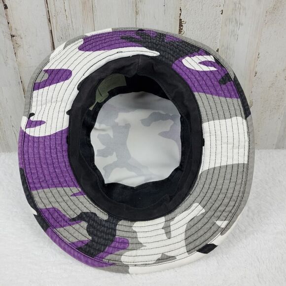 Purple Camo Jungle Hat Size Medium - Picture 6 of 7